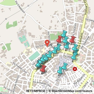 Mappa Via Giuseppe Capozzi, 70029 Santeramo In Colle BA, Italia (0.266)