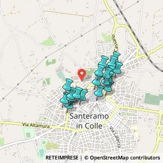 Mappa Via Giuseppe Capozzi, 70029 Santeramo In Colle BA, Italia (0.3655)