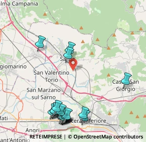 Mappa Via Fraina, 84087 Sarno SA, Italia (5.576)