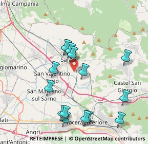 Mappa Via Fraina, 84087 Sarno SA, Italia (4.18375)