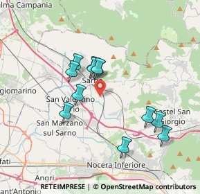 Mappa Via Fraina, 84087 Sarno SA, Italia (3.35833)