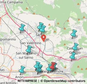 Mappa Via Fraina, 84087 Sarno SA, Italia (5.39533)