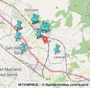 Mappa Via Fraina, 84087 Sarno SA, Italia (1.80308)