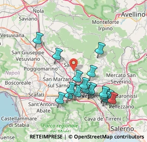 Mappa Via Fraina, 84087 Sarno SA, Italia (7.64944)