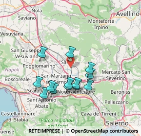 Mappa Via Fraina, 84087 Sarno SA, Italia (6.79462)