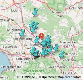 Mappa Via Fraina, 84087 Sarno SA, Italia (6.5525)