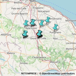 Mappa Via Camillo Ninni, 70023 Gioia del Colle BA, Italia (8.63889)