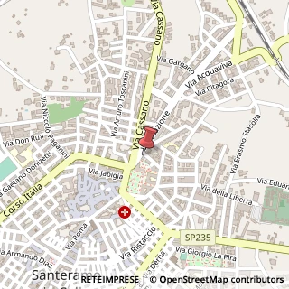 Mappa Via Stazione, 3, 70029 Santeramo in Colle, Bari (Puglia)