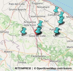 Mappa Via Canonico Indellicati, 70023 Gioia del Colle BA, Italia (13.2375)