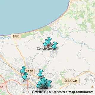 Mappa Via Iennos, 07037 Sorso SS, Italia (7.0005)