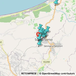 Mappa Via Laura Conti, 07037 Sorso SS, Italia (1.00091)