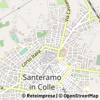 Kaart Santeramo in Colle