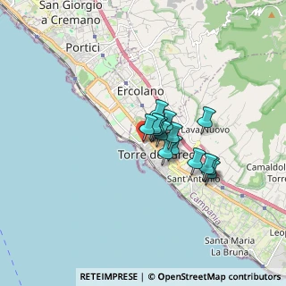 Mappa Via del Corallo, 80059 Torre del Greco NA, Italia (1.09667)