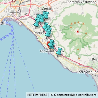 Mappa Via del Corallo, 80059 Torre del Greco NA, Italia (3.37462)