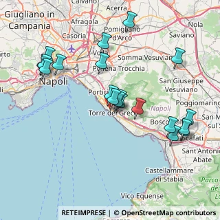 Mappa Via del Corallo, 80059 Torre del Greco NA, Italia (8.719)