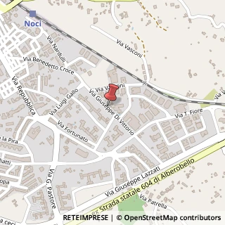 Mappa Via Giuseppe di Vittorio, 11, 70015 Noci, Bari (Puglia)