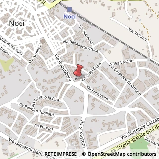 Mappa Via Monsignor Luigi Gallo, 1/A, 70015 Noci, Bari (Puglia)