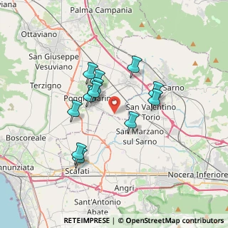 Mappa Via Longola SN, 80040 Poggiomarino NA, Italia (3.14583)