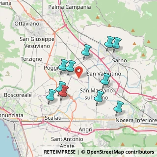Mappa Via Longola SN, 80040 Poggiomarino NA, Italia (3.63091)