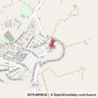 Mappa Via Ogliastra, N? 9, 07036 Sennori, Sassari (Sardegna)