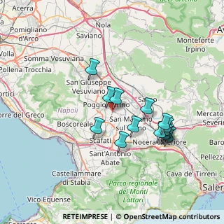 Mappa Via Scafati, 80040 Poggiomarino NA, Italia (7.03571)