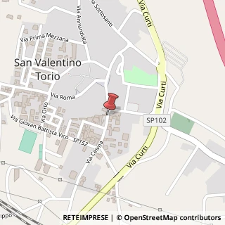 Mappa Via Dottar Michele Borgia, 12, 84010 San Valentino Torio, Salerno (Campania)