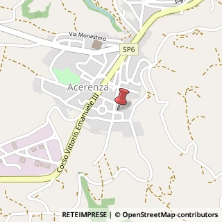 Mappa Piazza Alcide De Gasperi, 5, 85011 Acerenza, Potenza (Basilicata)