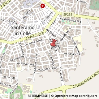 Mappa Via Luigi Pirandello, 16, 70029 Santeramo in Colle, Bari (Puglia)