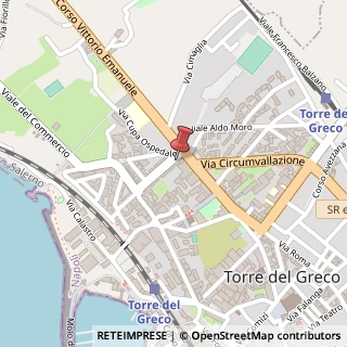 Mappa Via Cesare Battisti, 10, 80059 Torre del Greco, Napoli (Campania)