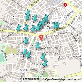 Mappa Largo Convento, 70029 Santeramo In Colle BA, Italia (0.2605)