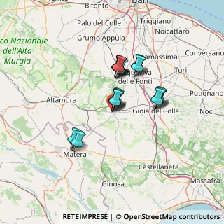 Mappa Via Padova, 70029 Santeramo In Colle BA, Italia (11.0795)