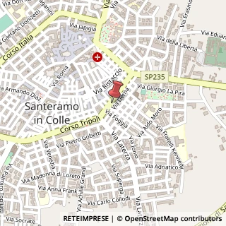 Mappa Corso Tripoli, 82, 70029 Santeramo in Colle, Bari (Puglia)