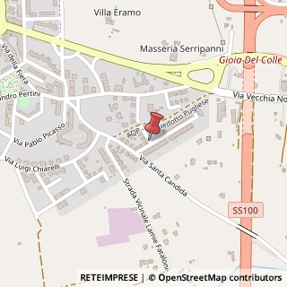 Mappa Via Vittorio Bodini, 9/a, 70023 Gioia del Colle, Bari (Puglia)