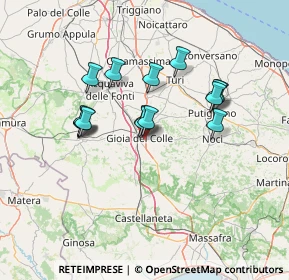Mappa Via Vittorio Bodini, 70023 Gioia del Colle BA, Italia (12.50267)