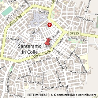 Mappa Via Curtatone, 18, 70029 Santeramo in Colle, Bari (Puglia)