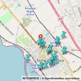 Mappa Via Livorno, 80059 Torre del Greco NA, Italia (0.6025)