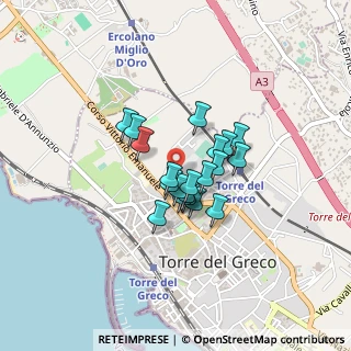 Mappa Via Livorno, 80059 Torre del Greco NA, Italia (0.288)