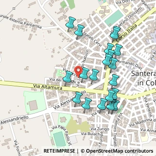 Mappa Via Lecce, 70029 Santeramo In Colle BA, Italia (0.264)
