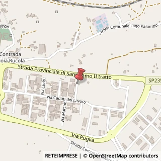 Mappa Via Liguria, 18, 70029 Santeramo in Colle, Bari (Puglia)