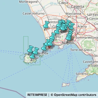 Mappa Via della Shoah, 80070 Bacoli NA, Italia (13.25)