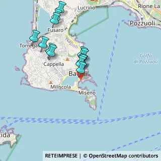 Mappa Via della Shoah, 80070 Bacoli NA, Italia (1.94308)
