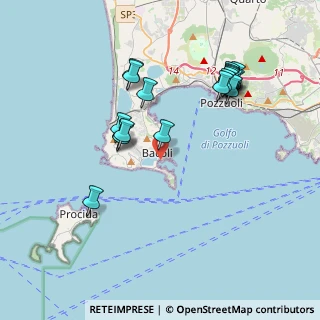 Mappa Via della Shoah, 80070 Bacoli NA, Italia (4.2225)