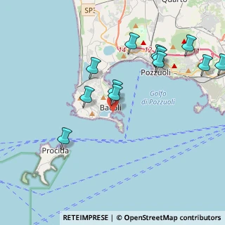 Mappa Via della Shoah, 80070 Bacoli NA, Italia (4.71917)