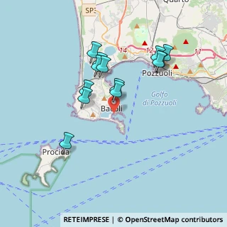 Mappa Via della Shoah, 80070 Bacoli NA, Italia (3.59385)