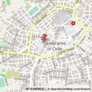 Mappa Largo Fornace, 5, 70029 Santeramo in Colle, Bari (Puglia)