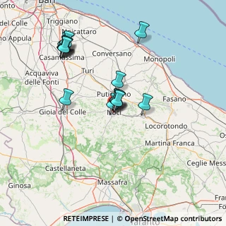 Mappa Via Ortolani, 70015 Noci BA, Italia (15.22176)