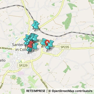 Mappa Via Campania, 70029 Santeramo In Colle BA, Italia (0.8)