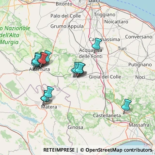 Mappa Via Campania, 70029 Santeramo In Colle BA, Italia (15.54059)