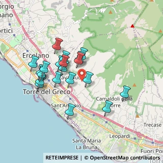 Mappa Parco Nazionale del Vesuvio, 80059 Torre del Greco NA, Italia (1.7675)