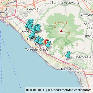 Mappa Parco Nazionale del Vesuvio, 80059 Torre del Greco NA, Italia (3.56077)